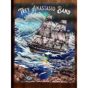 Trey Anastasio 7/6 Pier 6 Baltimore, MD Housand Arts FOIL Edition AP